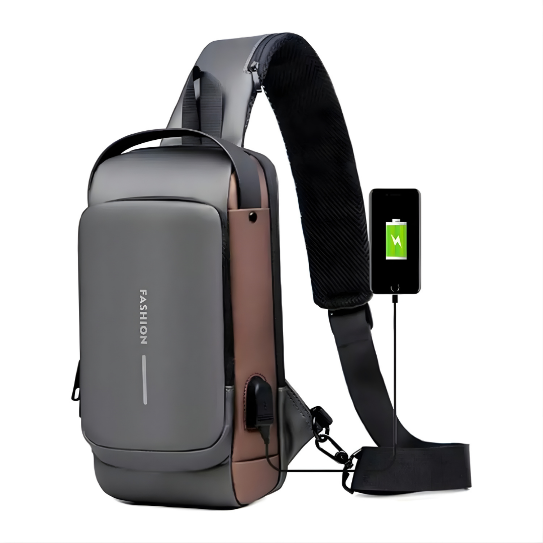 Bolso Mochila Antirrobo Manos Libres Usb Seguridad