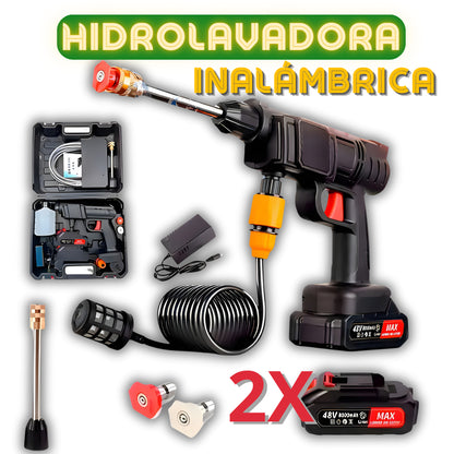 Hidrolavadora Inalámbrica 48V con 2 Baterías