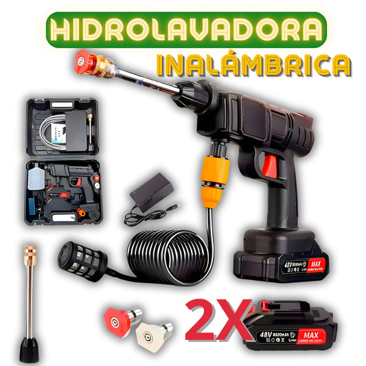 Hidrolavadora Inalámbrica 48V con 2 Baterías